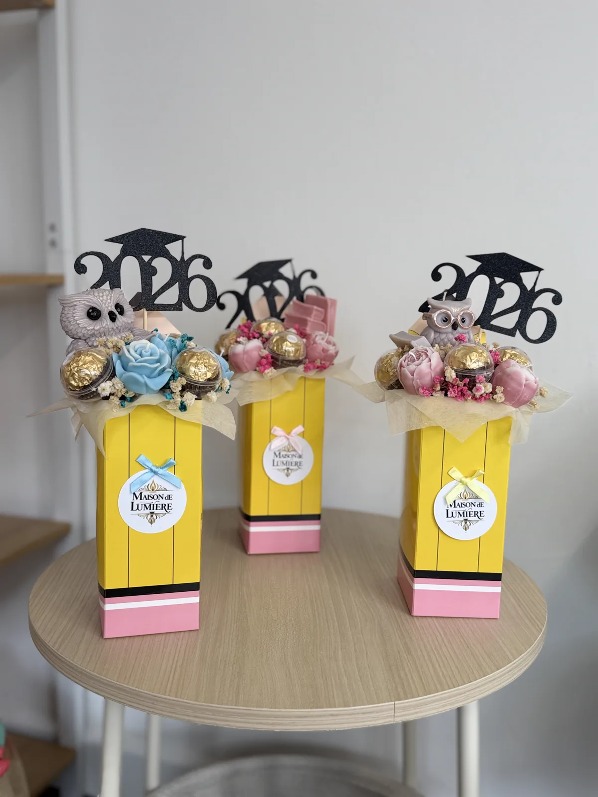 Teacher Gift Candle Arrangement — handcrafted soy-wax candle from Maison de Lumière in St Helens, UK