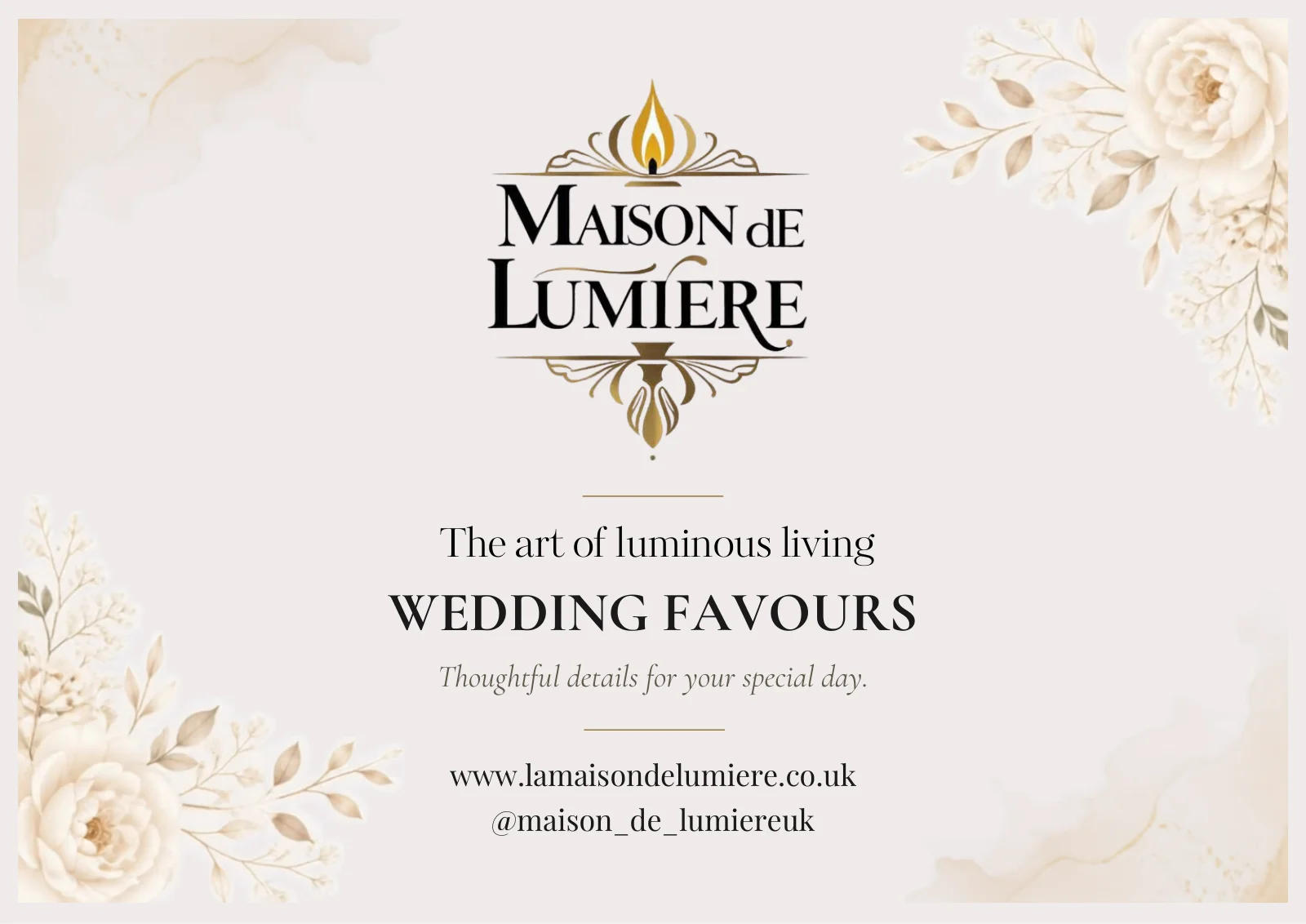 Wedding favour catalogue, page 1 of 13